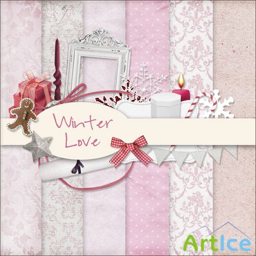 Scrap - Winter Love PNG and JPG Files