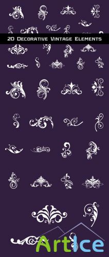 Vintage Decorative Vector Elements