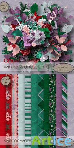 Scrap - Winter Wonderland PNG and JPG Files