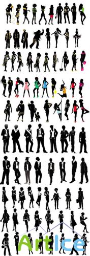 Vector Shapes Peoples - Fashion