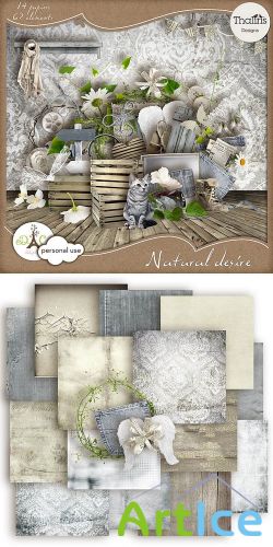 Scrap Set - Natural Desire PNG and JPG Files