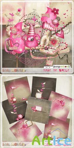 Scrap Set - Make Me Smile PNG and JPG Files