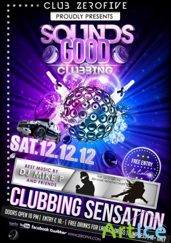 Sounds Good Clubbing Flyer Template