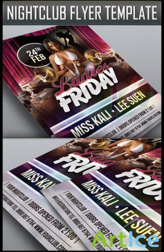 Flyer Template Nightclub PSD