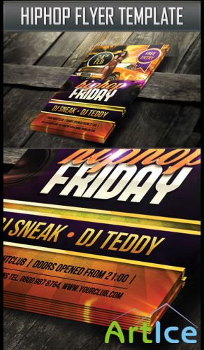 Flyer Template Hiphop PSD