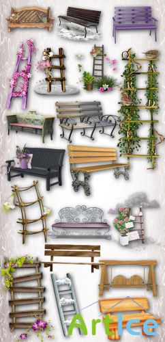 Benches and Ladders PNG Files