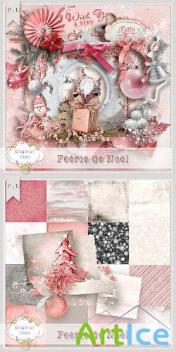 Scrap Set - Feerie de Noel PNG and JPG Files