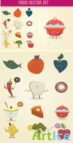 Designtnt - Food Vector Set 2