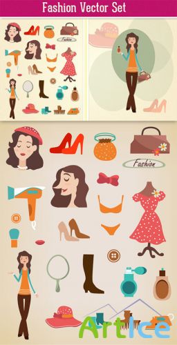 Designtnt - Fashion Vector Set 2