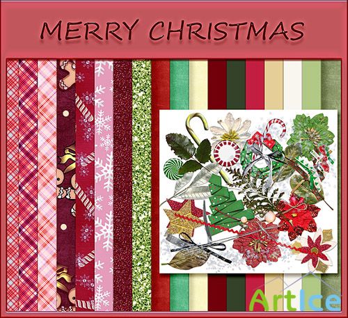 MErry Christmas Scrap Kit