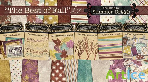 The Best of Fall Kit PNG and JPG Files