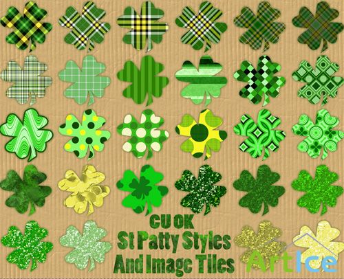 St Patty Styles PNG Files