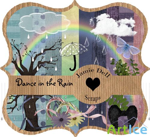 Scrap - Dance in the Rain PNG and JPG Files