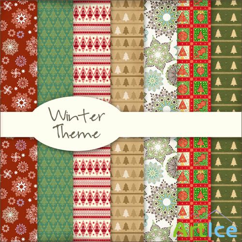 Winter Theme Textures JPG Files