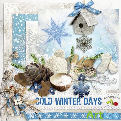 Scrap - Cold Winter Days PNG and JPG Files