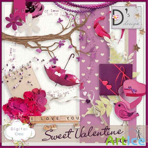 Scrap - Sweet Valentine PNG and JPG Files