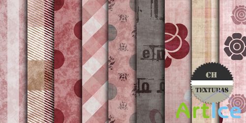 Texturas Rosados Vintage PNG Files