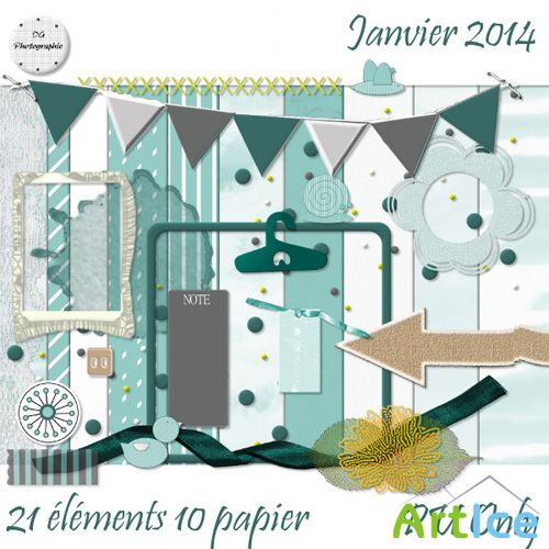 Scrap - Janvier 2014 PNG and JPG Files