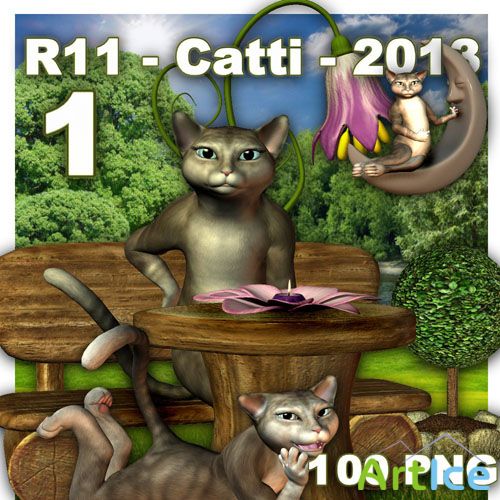 Catti 1 PNG Files