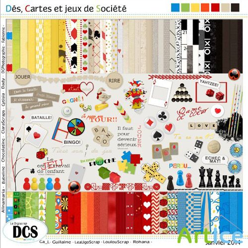 Scrap - Des, Cartes et jeux de Societe PNG and JPG Files