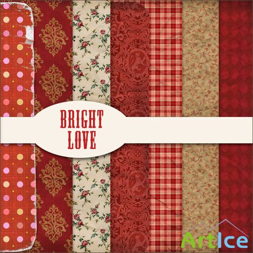 Bright Love Textures JPG Files