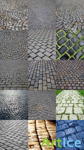 Collection of Textures Paving (HQ) JPG Files