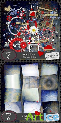 Lovely Day Scrap PNG and JPG Files