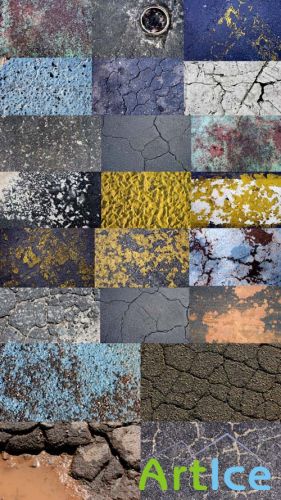 Old Texture Cracked Asphalt JPG Files