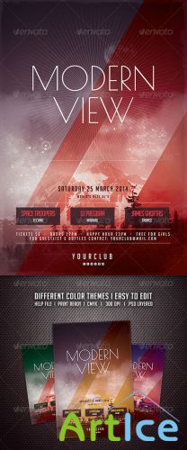 GraphicRiver - Modern View Flyer 6465874