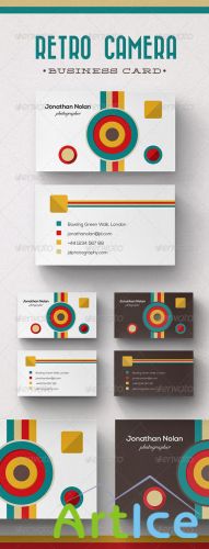 GraphicRiver - Retro Camera Business Card 6131451