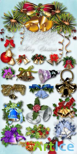 Christmas Bells PNG Files