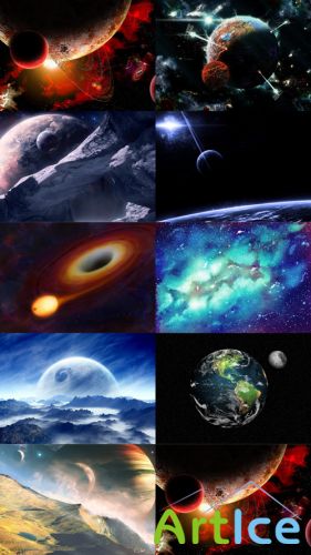 Space Wallpapers Set 2 JPG Files