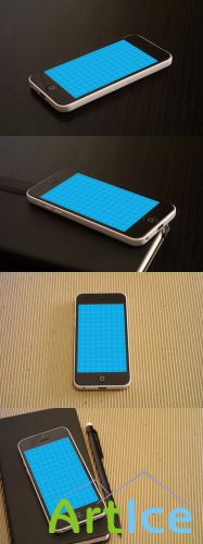 Iphone 5c Mockup Templates PSD