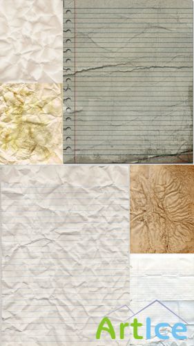 Vintage, Old, Clean and Paper Textures JPG Files