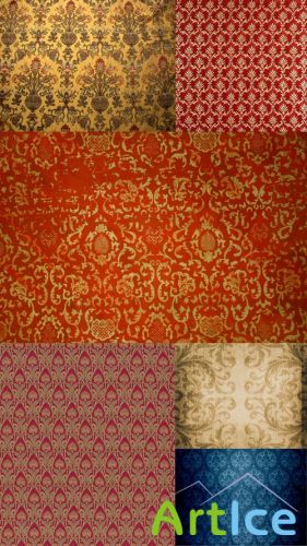 Set of Vintage Oriental Textures  JPG Files