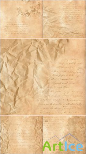 Old vintage Letter Textures JPG Files