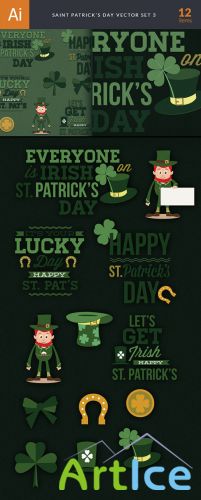 Designtnt - Saint Patricks Day Set 3