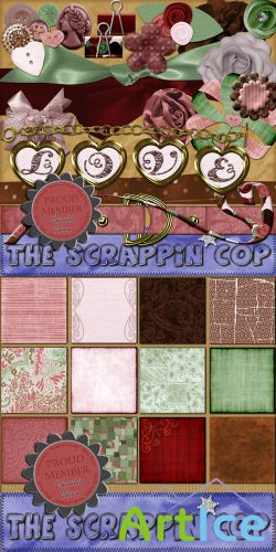 Scrap - Chocolate Cherry PNG and JPG Files