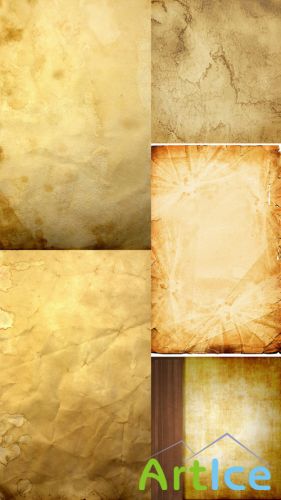 Five Texture Crumpled Paper JPG Files