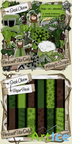 Scrap - Irish Charm PNG and JPG Files