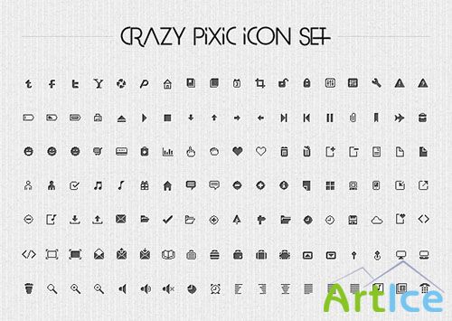 126 Vector Clean Pixel Icons