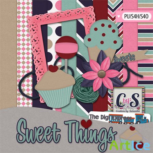 Scrap - Sweet Things PNG and JPG Files