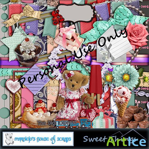 Scrap - Sweet Things Kit PNG and JPG Files