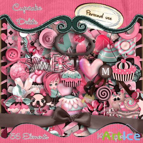 Scrap - Cupcake Delite PNG and JPG Files