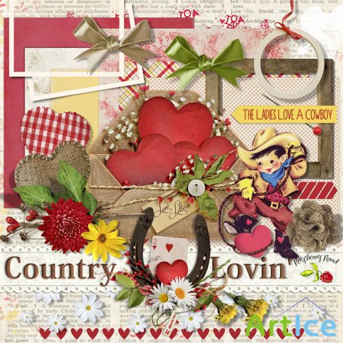 Scrap - Country Lovin' PNG and JPG Files