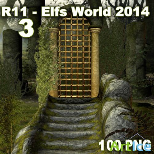 Elfs World 2014 - 3 PNG and JPG Files