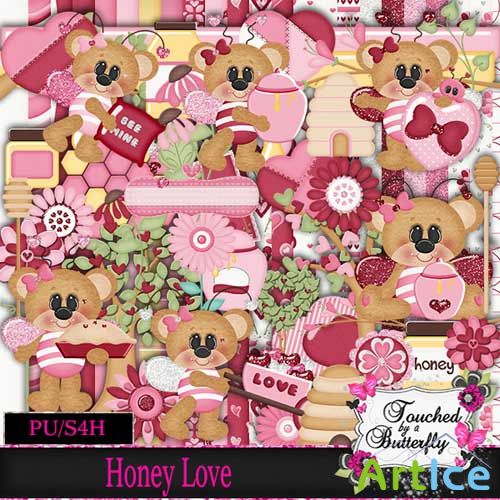 Scrap - Honey Love PNG and JPG Files