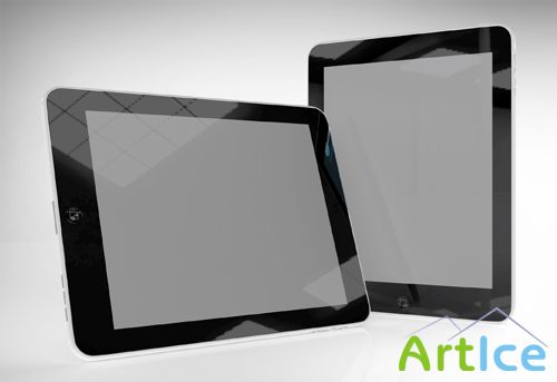 iPad 2 Responsive Screens Mock up PSD