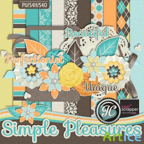 Simple Pleasures Kit PNG and JPG Files