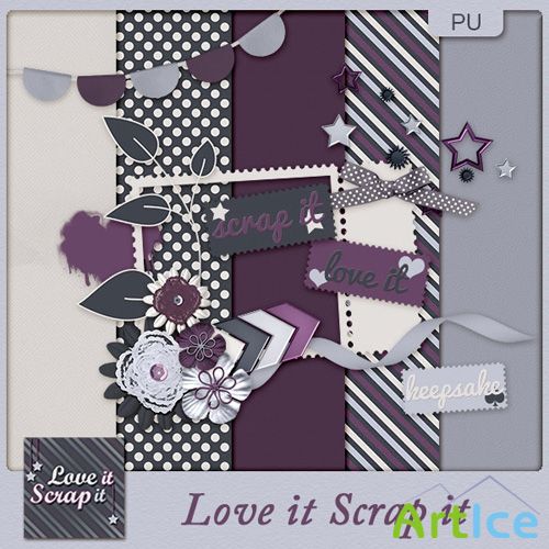 Love it Scrap it PNG and JPG Files